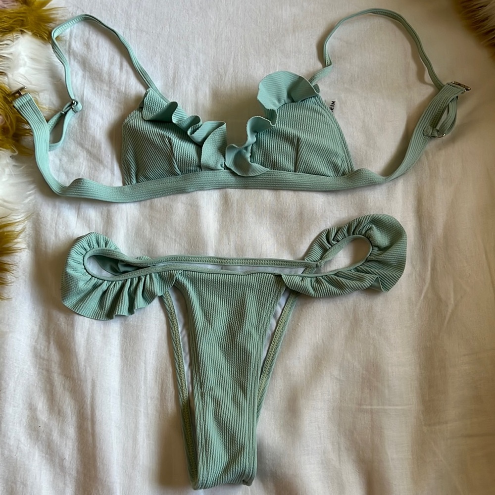Shein mint bikini